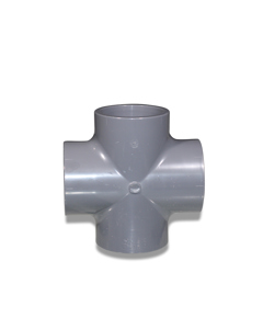 Cross 75x75x75x75 PVC PN10